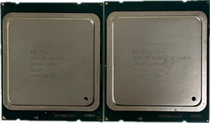 Lot of 2 Intel Xeon E5-2660V2 SR1AB 2.2GHz Server CPU - Picture 1 of 1