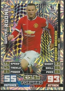 Topps Match Attax Extra 2014-15 - #446 - Manchester United - Wayne Rooney - Silver Foil - Bild 1 von 1