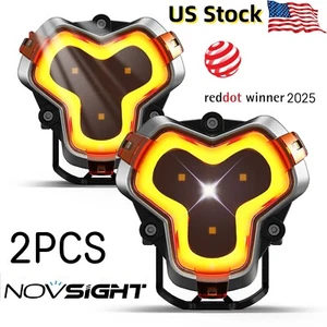 NOVSIGHT 3'' LED Work Lights Spot Pod Driving OffRoad Jeep SUV Truck Pickup Lamp - Picture 1 of 13