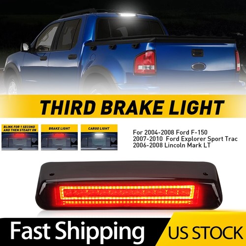 Smoked Rear 3rd Third LED Tail Brake Light Cargo Lamp For 20042008