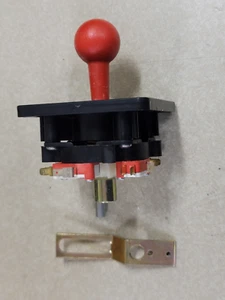 Nuevo de Lote Antiguo Joystick Giratorio Rojo 4 Vías Sin Codificador Happ Controles Ikary Warriors o Mame - Imagen 1 de 4