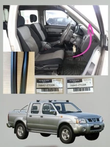 NISSAN NAVARA FRONTIER 97-04 D22 Genuine Front Door Rubber Seal Outer/Upper x2 - Bild 1 von 13