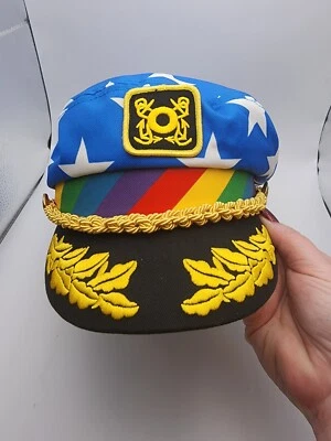 Sombrero Rainbow Pride Yacht Sailors Captains Foto 1 de 4