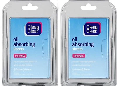 Oil Absorbing Sheets CLEAN & CLEAR 50ct ( 2 pack ) NEW LOOK ARRIVING! - Image 1 of 3