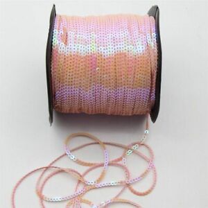 10yards Trim Sequins 3mm Ribbon Flake Paillettes String Spangle Ribbons Sequin S