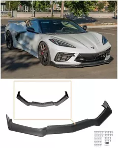 For 20-Up Corvette C8 | ZR1 Stage 2 Hydro Dipped Carbon Fiber Front Splitter Lip - Bild 1 von 12