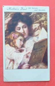 Tarjeta de publicidad de alimentos para bebés e inválidos de Mellins - Imagen 1 de 2