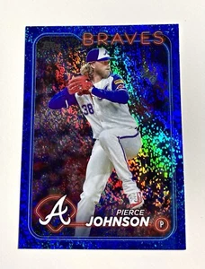 Pierce Johnson 2024 Topps Update Blue Foil Parallel Card US335 Numbered /999 - Picture 1 of 3