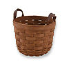 Longaberger Small Fruit Basket with Protector - Deep Brown
