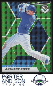 Anthony Rizzo Mosaic Green 2021 Panini Mosaic #180 Chicago Cubs Baseball Card - Picture 1 of 2