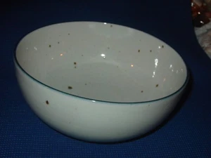 DANSK BLUE MIST 10 3/4" GRANDE SERVIZIO INSALATA FRUTTA VERDURA CIOTOLA MARRONE MACCHIA - Foto 1 di 8