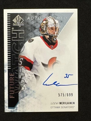 Leevi Merilainen 23-24 US #RFWA-LM SP Authentic Future Watch Auto /699 Senators - Image 1 of 4