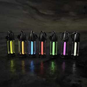 1PZ Tubo Vetro 3x22,5mm Notturno Luminoso 25 Anni Tubo Lampada con Custodia Titanio - Foto 1 di 29
