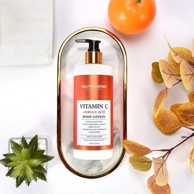 Body Lotion with Vitamin C, Fast-Absorbing, by Neutriherbs, BIG SIZE, 400ml - Image 1 of 4
