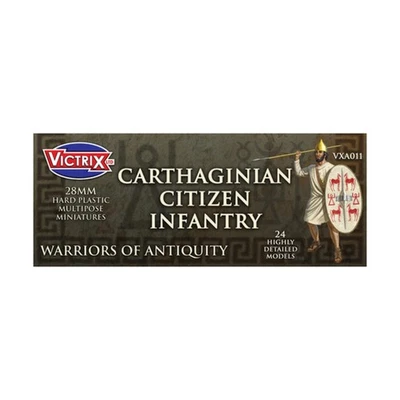 Victrix Historical Mini 28mm Carthaginian Citizen Infantería Pack Nuevo Foto 1 de 2
