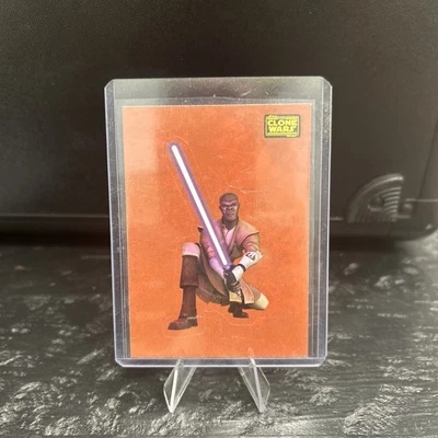 2008 Topps Star Wars: The Clone Wars Stickers Mace Windu - Image 1 of 4