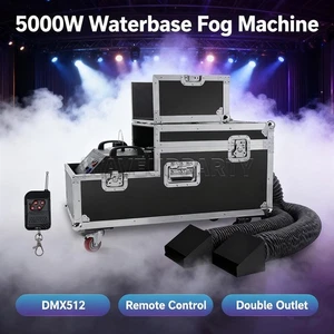 PAIDUN 5000W Dual Head Waterbased Mist Fog Machine Haze Smoke Stage Effect Equip - Picture 1 of 9