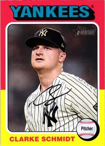 2024 Topps Heritage #236 Clarke Schmidt - Picture 1 of 2