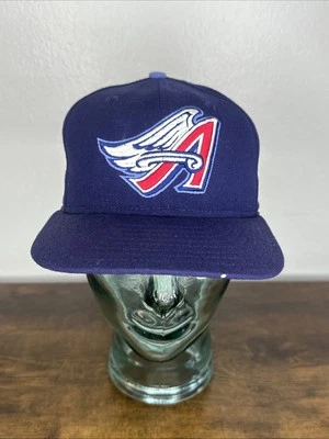 Vintage Diamond Collection New Era 59Fifty Anaheim Angels Hat 7 1/8 USA wings - Image 1 of 4