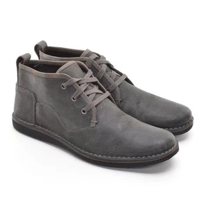 Herren John Varvatos Star USA Hipster Chukka Stiefel 11 M Grau Nubuk Schnürschuhe - Bild 1 von 8
