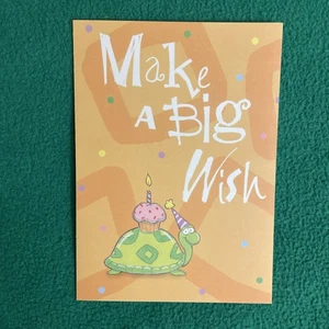 CLOSEOUT-Birthday Greeting Card “Make A Big Wish…” - Picture 1 of 3