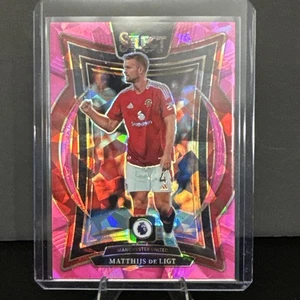Matthijs de Ligt 2024-25 Panini Select Premier League Pink Ice - Picture 1 of 2