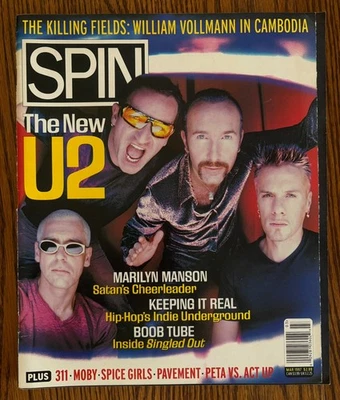 Spin Magazine March 1997 Marilyn Manson SPICE GIRLS Moby U2 Singled Out AIDS - Image 1 of 4
