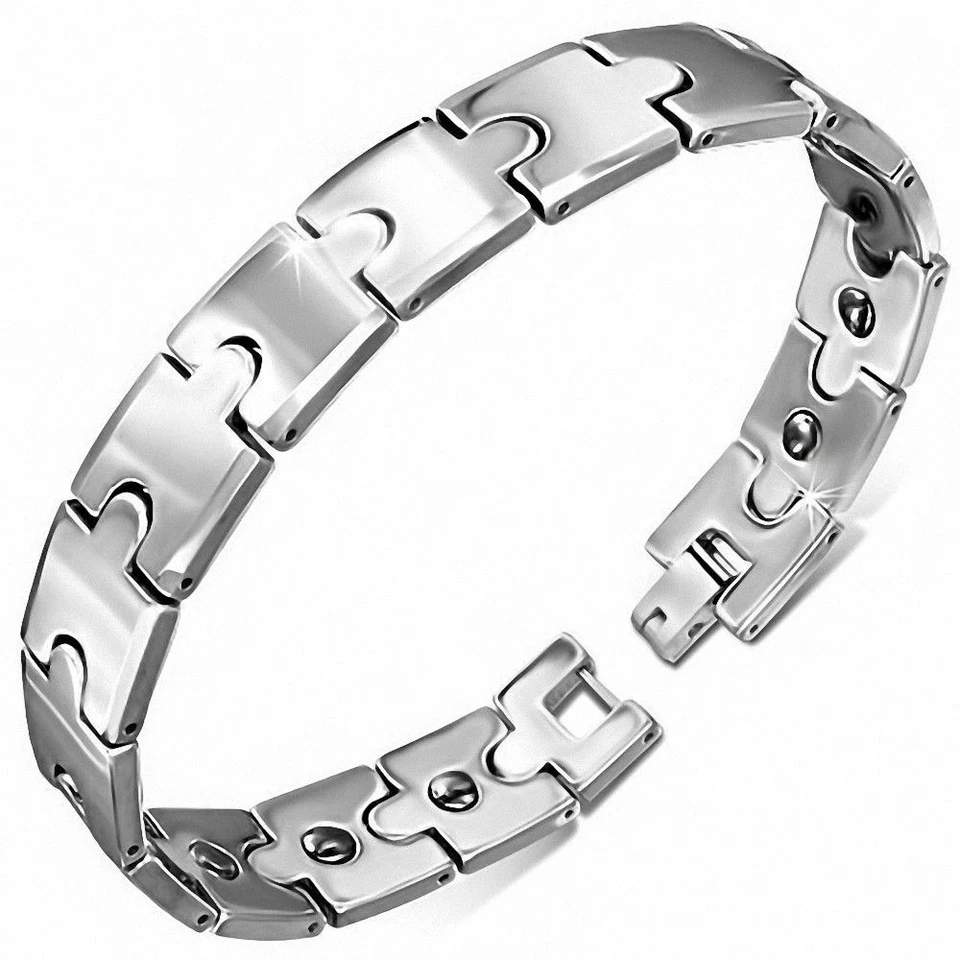 Armband Herren Wolfram Mit Kettenglieder Puzzle 186 - Bild 1 von 1