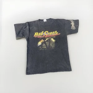Vintage Bob Seger Konzert Nordamerika Tour T-Shirt 1996 Herren L Faded Black - Bild 1 von 16