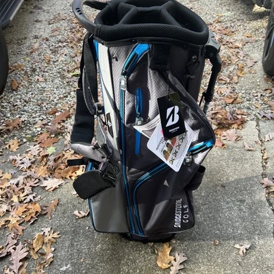 Nuevo bolso de pie ligero Bridgestone - GOLF gris/azul Foto 1 de 4