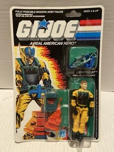 GI Joe Hasbro 3,75" Actionfigur Lightfoot 1988 Factory Sealed On Card - Bild 1 von 24