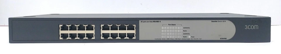 HP V1405-16 Switch JD984A & 3Com Baseline Switch - Image 1 of 4