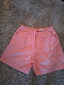 Pfirsichfarbene Erika Damenshorts Größe Large elastischer Bund - Bild 1 von 1