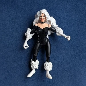 1996 Spider-Wars Black Cat Spider-Man Animated Series Marvel ToyBiz Figure - Picture 1 of 4