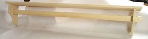 36" QUILT SHELF WALL QUILT HANGER CURTAIN HOLDER RACK WINDOW SHELF PINE WOOD - Picture 1 of 2