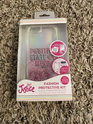 Nuevo kit de protección Justice Fashion para iPhone 6/7/8/se estado de ánimo positivo Foto 1 de 2