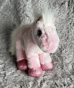 GANZ Webkinz Pink Tie Dye Pony Horse Plush Stuffed Animal HM117 with No Code - Picture 1 of 11