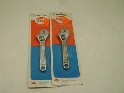 2 MODEL POWER HOBBY 100 SUNLIGHT ADJUSTABLE WRENCH #5493 4-1/2" LON NEW ON CARDS - Image 1 of 3