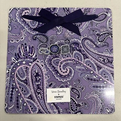 EXCLUSIVE! VERA BRADLEY Magnet Memo Board DEEP NIGHT PAISLEY for HOME or OFFICE! - Image 1 of 4