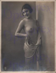 DESNUDO ARTÍSTICO ERÓTICO DÉCADA DE 1910 por P.C. Gelatina plateada doble peso PARIS #44 - Imagen 1 de 1