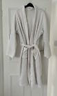 Ladies White Fluffy Towelling Dressing Gown **NEW**