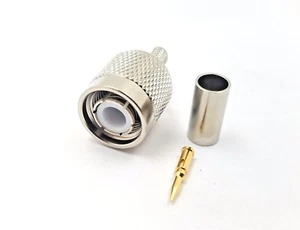 10 piezas conector de RF TNC macho engarce aislamiento de teflón LMR 195 223/U 58/U - Imagen 1 de 1