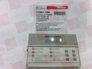 HONEYWELL T7100F 1006 MICROELECTRONIC HEAT PUMP CONVENTIONAL THERMOSTAT - BR2 - Picture 1 of 1