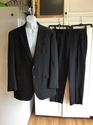 Men's Jos. A. Banks Blazer/Pant Set Blue+ size Blazer 44XL Pants 38x33 Cuffed - Image 1 of 4