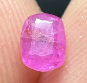 Top Quality Natural Pink Ruby Cut Gemstone From Jegdalek Afghanistan, 0.20 Carat - Picture 1 of 10