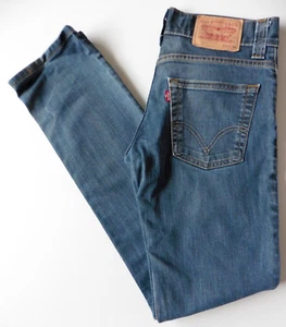 Men’s 511 Levis Slim Fit Jeans W30 L33 Blue Size 30L Levi Strauss Vintage - Picture 1 of 9