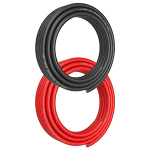 Amplificatore cavo alimentazione CCA 50 piedi alte prestazioni 4 gauge rosso traslucido/BK - Foto 1 di 2