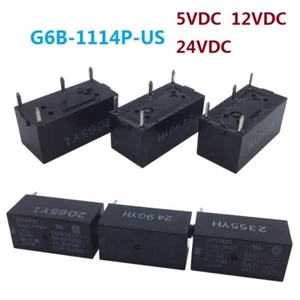 Omron Relay G6B-1114P-US-5VDC G6B-1114P-US-12VDC 24VDC 5A 4Pins Power Relay - Picture 1 of 1