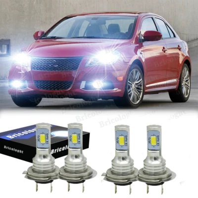 Para Suzuki Kizashi 2010-2013 - Brillantes 6000K LED Faros Bombillas Hi Lo Beam Foto 1 de 4