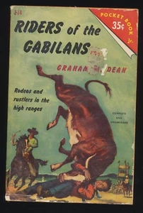 Reiter der Gabilaner von Graham M. Dean Vintage Cowboy Western Taschenbuch Buch 1951 - Bild 1 von 5